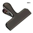 thumbnail image 4 of maskred Pince Scelleuse Alimentaire en Acier Inoxydable Portable Conservation Fraîcheur Rangement Scellage Document Billet Pince Emballage Cuisine Bureau Noir Petite 1ensemble, 4 of 6