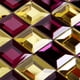 thumbnail image 5 of 1 pieza de mosaico de cristal con espejo de diamante brillante 3D para decoración de pared de KTV, hogar, oficina, pegatinas de pared para decoración contra salpicaduras, 5 of 5