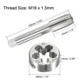 thumbnail image 4 of M16 X 1.5mm Metric Tap And Die Set Hss Machine Thread Tap with Round Die, 4 of 9