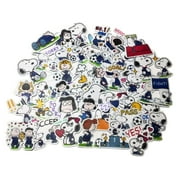 Peanuts Snoopy Charlie Brown Set of 40 Assorted Stickers Decal Set