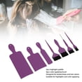 thumbnail image 3 of Hair Highlighting Board and Brush Set Professional Hair Dye Tools, ABS Material, 3pcs Highlight Paddle, 4pcs Color Applying Brush, Easy to Use, for Salon, 3 of 7