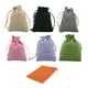 thumbnail image 5 of Bolsas de lino a prueba de polvo con cordones, bolsas de regalo de joyería, bolsas de embalaje, bolsa de almacenamiento reutilizable ligera, Almacenamiento y organización del hogar Gris 7*9cm Monstrate HA075325-03, 5 of 6