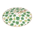 thumbnail image 2 of KLL Christmas Tree Skirt,Party Decorations Farmhouse for Christmas Decorations Holiday Party 48" -Frogs And Tropical Leaves, 2 of 6