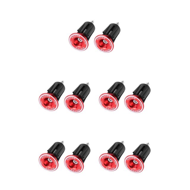 Yuarrent Tapones de extremo de barra ligeros para bicicleta, 2 uds., empuñadura de aluminio para bicicleta de carretera, tapas de manillar firmes Type5 NO5 Yuarrent CBP100747