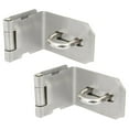 thumbnail image 6 of DOMELAY 2x2 Pieces Door Hasp latches 90 Degree Gate Locks for Desk Drawer Door Cabinet, 6 of 9