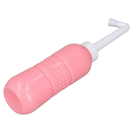 Yajisi Portable Handheld Bidet Water Bottle Sprayer 650ML Large Capacity Squeeze Hygiene Cleaning for Perineum Butt Pink