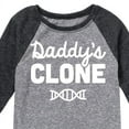 thumbnail image 3 of Instant Message - Daddy's Clone - Toddler & Youth Raglan Graphic T-Shirt, 3 of 5