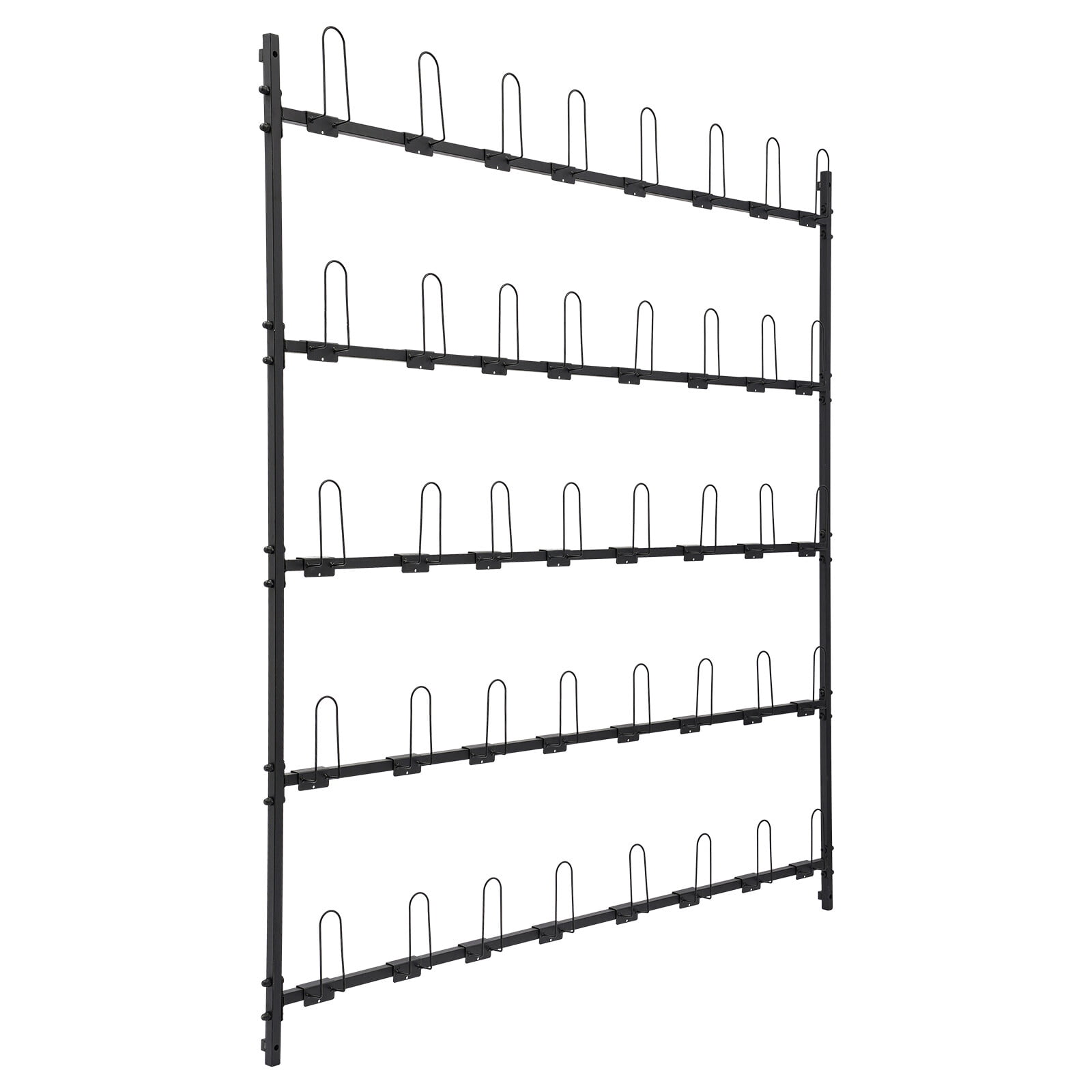 ToppiJoy 5 Tiers Boxing Glove Storage Rack, Wall Mounted Boxing Glove Drying Rack Holds 20 Pairs of Gloves