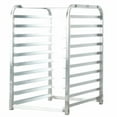 thumbnail image 3 of Bun Pan Rack, 10-Tier Commercial Bakery Racks with Brake Wheels, Aluminum Racking Trolley Storage for Half & Full Sheet, Speed Rack For Kitchen Home, Bread Baking Equipment, 26"L x 20.3"W x 39"H, 3 of 5