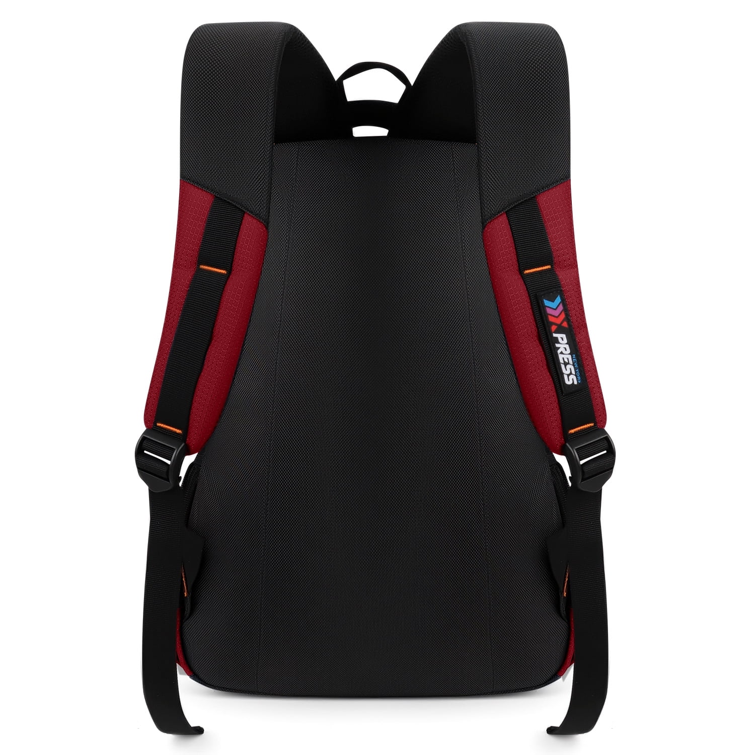 Travel Backpack for Men Women Water-resistant Multi-Pocket Bag Lighweight Casual Work Hiking Daypack School Bookbag, Red, BP8017