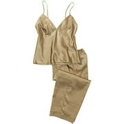 St Solid Satin Pj