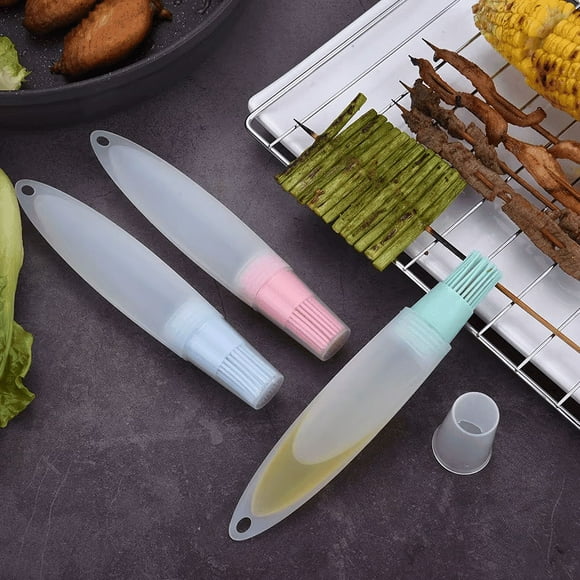 Sentmoon Grill Brush for Outdoor Grill BBQ Brush Grill Cleaner Brush Silicone Oil Brush Cooking Kitchen Gadgets Silicone Oil Brush Cooking Kitchen Gadgets