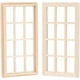 thumbnail image 1 of 2 juegos de mini ventanas para manualidades, 13,2 x 7,1 x 1,3 cm (5,2 x 2,8 x 0,5 pulgadas), ventana en miniatura para muebles, marco de ventana de 12 paneles, 1 of 6