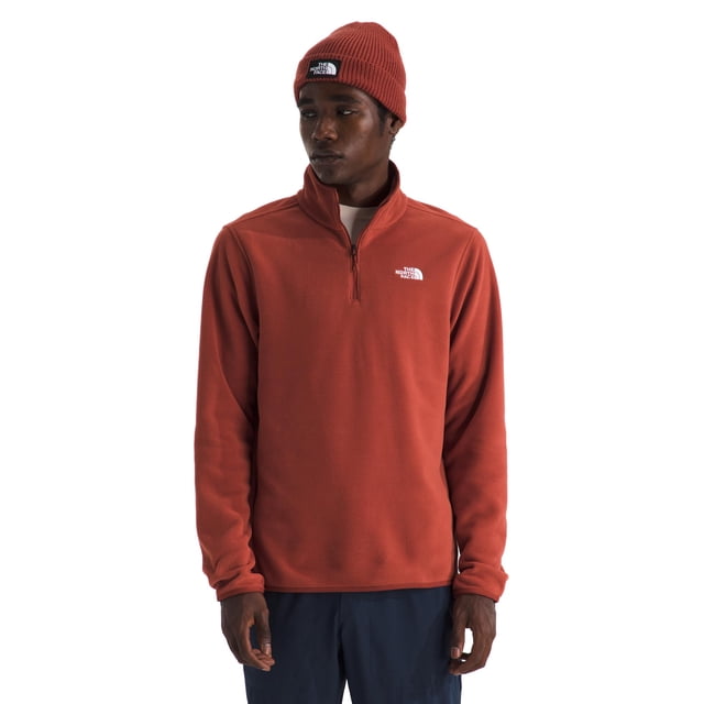 Campera The North Face Glacier Fleece con cierre de un cuarto Iron Clay