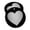 Black, variant on Inkdotpot Silver Foil Paper Hang Tags Made With Love Wedding Favor Tags 50 Pieces
