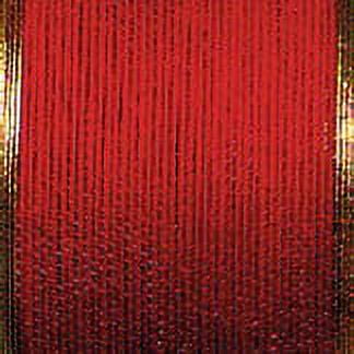The Ribbon People Red and Gold Edge Wired Craft Ribbon 1.5" x 40 Yards