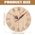 thumbnail image 2 of USHOBE Wall Clock Silent Farmhouse Analog Clock Indoor Use 1Set, 2 of 5