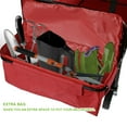 thumbnail image 6 of Geniqua Red Utility Collapsible Folding Wagon Cart w/Canopy Garden Beach Toy Sport Buggy, 6 of 8