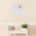 thumbnail image 3 of PinPix 18x15 Custom Cork Bulletin Board Diamond Modern Pattern Grey Poster Board Has a Fabric Style Canvas Finish, Framed in Diamond Modern Pattern Grey, by ArtToFrames (PinPix-1802), 3 of 5