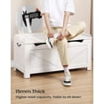 thumbnail image 4 of Hzuaneri 39.4" Storage Bench,Lift-Top Storage Trunk, Toy Box Chest, White SB04503X, 4 of 7