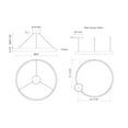thumbnail image 2 of Kuzco Lighting Pd22753 Halo 53" Wide Led Drum Chandelier - White, 2 of 4