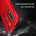 thumbnail image 3 of Tarise for Motorola Moto G Stylus 5G 2021 Phone Case with Slide Camera Cover, Kickstand Rugged Shockproof TPU Rubber Silicone Anti-Scratch Hard PC Back Case Cover for Moto G Stylus 5G 6.8", Red, 3 of 8