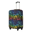 thumbnail image 2 of Daiia Magical Mushrooms and Flowers Luggage Cover, Thickened Washable Travel Luggage Covers, Elastic Unique Baggage Covers for 18-20 inch Luggage-Medium, 2 of 9