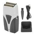 thumbnail image 2 of Cortapelos eléctrico batería de 600 mAh recortador de peluquería recargable por USB cortador preciso en blanco y negro para uso diario, 2 of 7