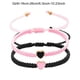 thumbnail image 3 of Pulseras de pareja con temática de San Valentín. Linda pulsera ajustable para pareja. Regalo ideal para San Valentín. Pulsera de metal., 3 of 6
