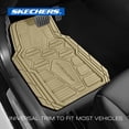 thumbnail image 2 of Skechers Hyper Pillar Car Floor Mat - All-Weather, Universal Fit for Most Cars Beige - 24PM16, 2 of 10