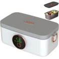 thumbnail image 2 of Self Heating Lunch Box, 1L Portable Cordless Electric Lunch Box, Rechargeable Battery Powered Lunch Box, Heated Lunch Box for Office, Car, Travel, Camping and Outdoor Use,Heating Lunch Box, 2 of 5