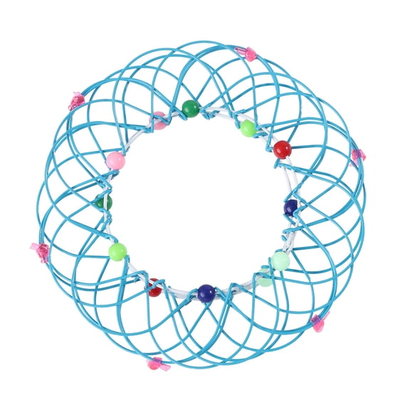 BINGLI Mandala Flower Basket Toy Flexible Iron Basket Creative Handmade Magic Loops Wire Fidget Toy for Teens Christmas Winter Party Favors