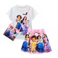 thumbnail image 1 of HAWEE Robe Mignonne Encanto Mirabel pour Filles Costume Isabela Cosplay avec 3 Pcs, 1 of 7