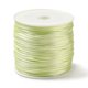 thumbnail image 1 of 30M Nylon Rattail Satin Cord Beading String for Chinese Knotting Jewelry Making Dark Khaki 1mm about 32.81 Yards(30m)/Roll, 1 of 3