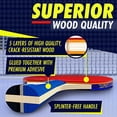 thumbnail image 3 of Nibiru Sport Ping Pong Paddles Set - Table Tennis Rackets and Balls, Retractable Net with Posts and Storage Case - Pingpong Paddle and Game Table Accessories (4-Player Set), 3 of 5