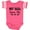 Football Pink and White, variant on Inktastic My Yaya Loves Me Grandchild Girls Baby Bodysuit