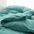 thumbnail image 5 of Peace Nest All Season Medium Weight White Goose Down Duvet Comforter Insert, Green, Twin, 5 of 6