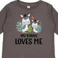 thumbnail image 4 of Inktastic Zebra My Nanny Loves Me Boys or Girls Long Sleeve Toddler T-Shirt, 4 of 5