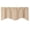 Beige, variant on PureCasa Wide and Short Window Treatment Blackout Valance for Kitchen Living Room Bathroom, Polyester Modern Valances Solid Color Curtain, 1 Panel, 52"x16", Beige