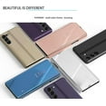 thumbnail image 6 of Mirror Case for Samsung Galaxy S23 5G Support Wireless Charging, Smart Clear View Cover Ultra Thin with Kickstand Flip Phone Case for Samsung Galaxy S23 5G QH Silver, 6 of 10