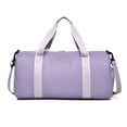 thumbnail image 1 of Bolso de gimnasio, bolso de lona sencillo a la moda, bolso de lona pequeño para mujer, bolso de viaje, bolso deportivo, bolsos de fin de semana MFZFUKR CPB-ZRF394-4, 1 of 5