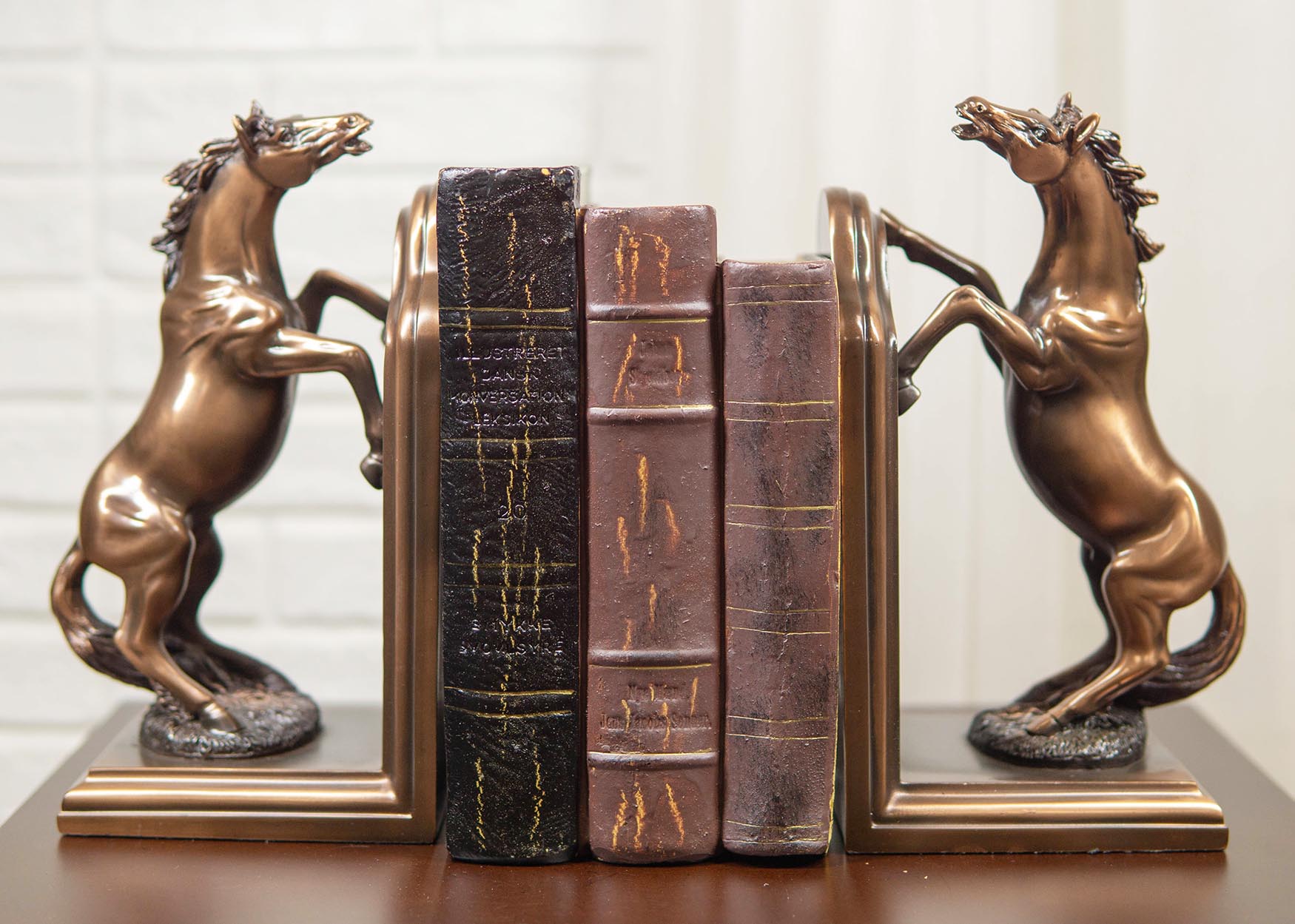 bromze vinrage standing horse bookends bromze vinrage standing horse bookends