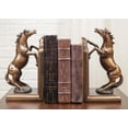 thumbnail image 1 of Two Fine Horses Standing On Hind Legs Bookends Bronze Electroplated Figurine, 1 of 6