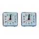 thumbnail image 4 of Wosthever Pointer Alarm Clock Square Wake Up School Portable Decor Battery Timer Morning Timing Cooking Bedside Operated Table azul 2Conjunto, 4 of 6