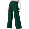 thumbnail image 2 of GigrtiJin Womens Wide Leg Dress Pant Business Casual Office Work Pants High Waisted Pleated Loose Trousers with Pockets, 2 of 9