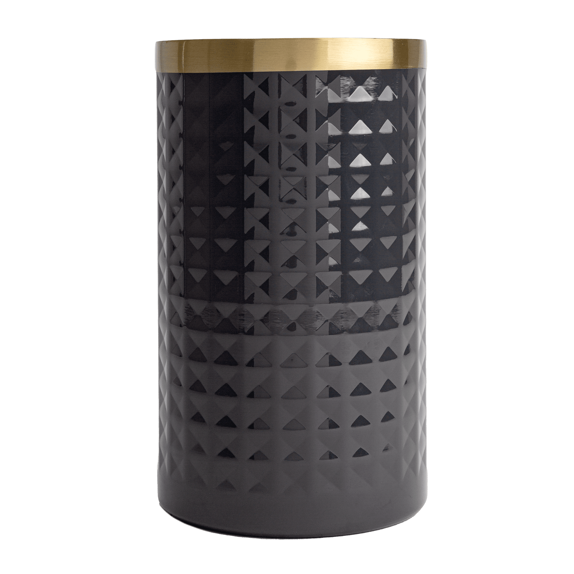 Paris Hilton Stainless Steel Wine Bottle Chiller, Charcoal Gray