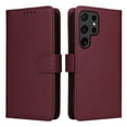 thumbnail image 2 of Dteck Detachable 2 in 1 Wallet Case for Samsung Galaxy S25 Plus,Magnetic Leather Card Slots Case Shockproof Rubber Mag-Safe Cover with Wrist Strap,Winered, 2 of 13