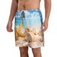 thumbnail image 2 of Balery Beach Starfish Shell Traje de Baño Estilo Hawaiano para Hombre, Shorts de Secado Rápido con Bolsillos-Medium, 2 of 6