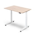 thumbnail image 3 of Stand Up Desk Store Electric Adjustable Height Standing Desk with Programmable Memory (White Frame/Natural Walnut Top, 48" Wide), 3 of 5
