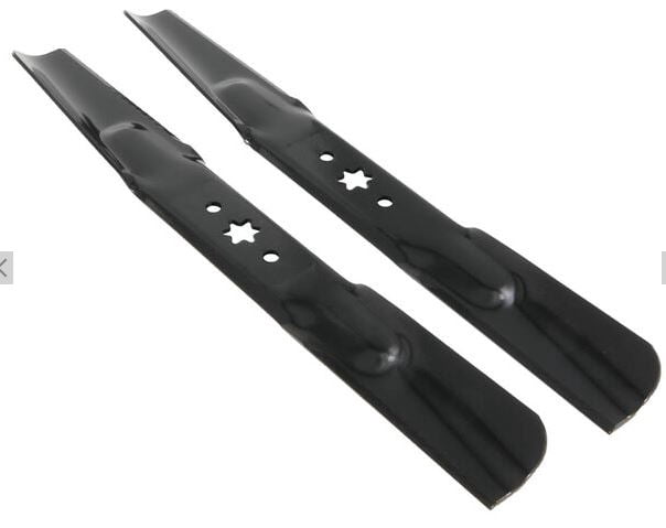 Troy-Bilt 490-110-Y108 42 in. High-Lift Blade Set, Star Center Hole, 2-pack